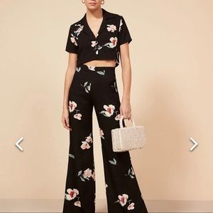 Reformation 2 piece (Pants+Crop Top)